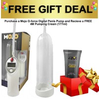 Mojo G-force Digital Penis Pump Enlarger - White